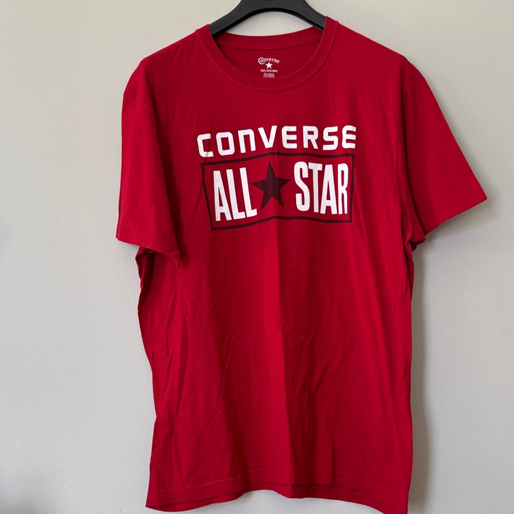 Converse All Star Red Tee Shirt